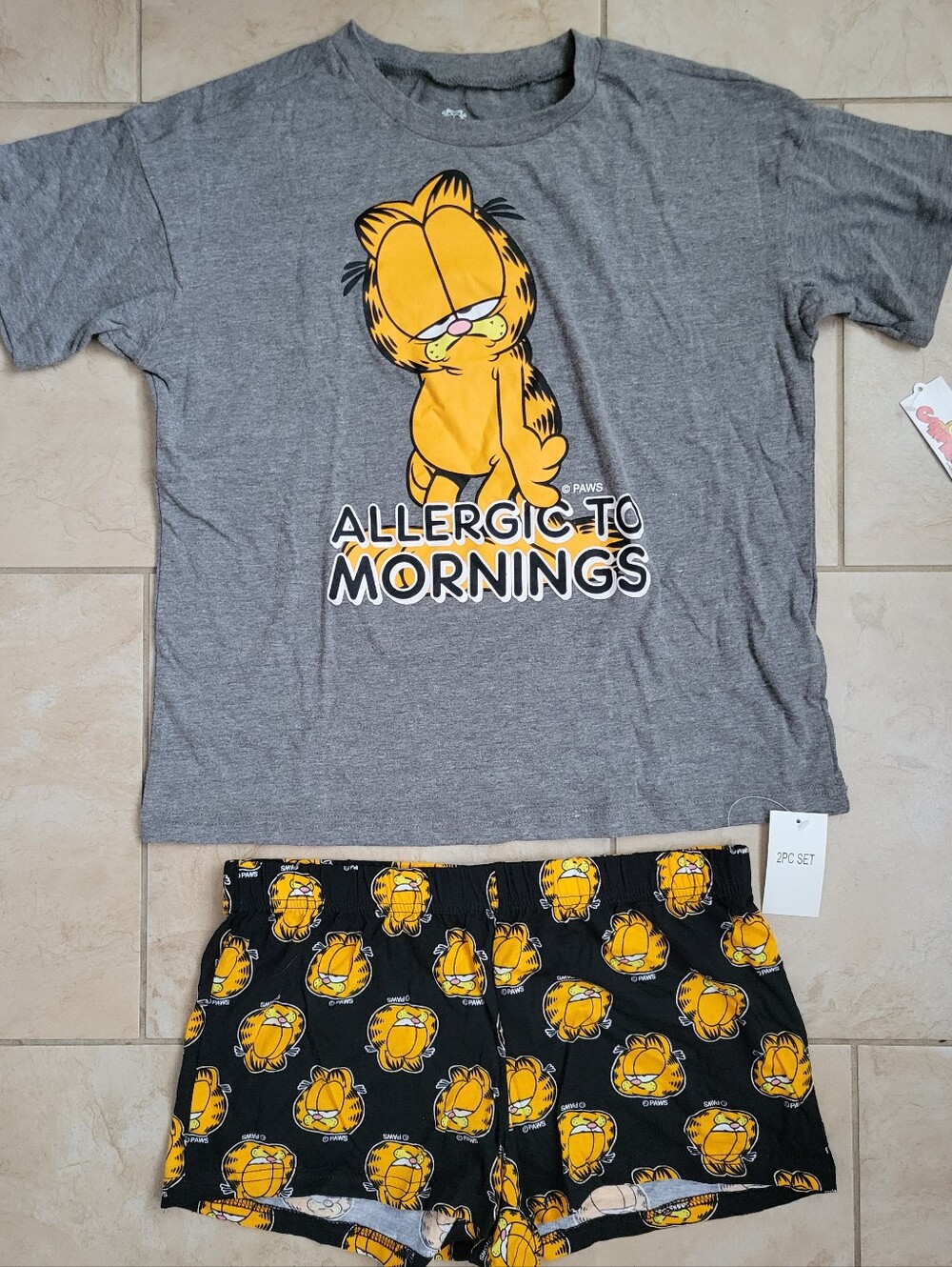 Garfield Pajama/ Sleep Set - Small